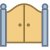 Cancello anteriore chiuso icon
