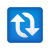 emoji de setas verticais do relógio icon