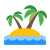 isla en el agua icon