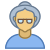 Person Old Female Skin Type 4 icon