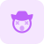 Dizzy emoji expression with cowboy hat and mouth open icon