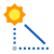 élévation du soleil icon