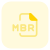 MBR Multimedia file used by Zune, an audio and video player for Windows icon
