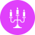 3つのライトキャンドルシャンデリア icon