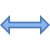 Redimensionner horizontallement icon