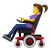 Woman In Motorized Wheelchair icon