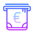 Insertar dinero en euros icon