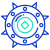 Spiked Round Shield icon