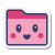 粉红可爱的文件夹 icon