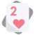 53 Two of Heart icon