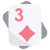 51 Three of Diamonds icon