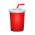 컵과 빨대 이모티콘 icon