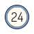 24 Circle icon