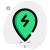 alimentazione-esterna-localizzazione-sulla-mappa-per-ricarica-rapida-batteria-ev-verde-tal-revivo icon