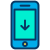 Smartphone Download icon