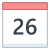 Kalender 26 icon