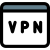 Virtual private network for secure web browsing experience icon