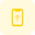 Smartphone unlocking authentication with face unlock feature icon