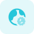 Worldwide coronavirus pandemic isolated on white background icon