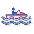 iconos-planos-de-deportes-acuáticos-de-barco-externo-lineal-color-lineal icon