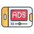 mobile ads icon