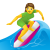 女性サーフィン icon