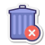 ゴミ箱を削除 icon
