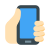 рука со смартфоном, тип кожи 1 icon