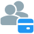 Financial information of a group of peers layout icon