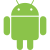 Android a mobile operating system developed by Google icon