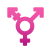 Transgender-Symbol-Emoji icon