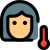 Woman with Temperature icon