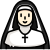 Nun icon