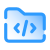 pasta de código icon