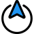 Top page movement of mouse cursor arrow icon