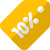 taxa de desconto fixa externa de cerca de dez por cento em emblemas de loja de comércio eletrônico-shadow-tal-revivo icon