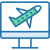 34-air ticket booking icon