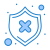 Unsecured Shield icon