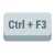 Ctrl+F3キー icon