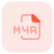 The M4R is an iPhone ringtone file that is essentially a renamed AAC icon