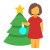 クリスマスツリーの飾り付け icon
