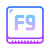 Клавиша F9 icon