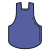 tablier bleu icon