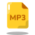 Музыка в MP3 icon