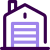 Storage warehouse icon