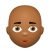 Bald Woman Medium Dark Skin Tone icon