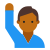 Man Raising Hand Skin Type 5 icon