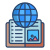 Book Globe icon