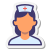 Nurse Female Skin Type 1 icon