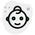 Smiley face emoji with a smile for internet messenger icon